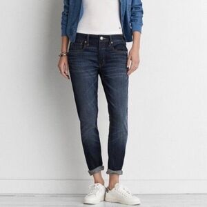 American Eagle Outfitters Dark Wash Cropped Jeans